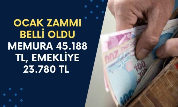 Memura 45.188 TL, Emekliye 23.780 TL Maaş! Yüzde 10.71'lik Zam Hesaplandı! Polis, Öğretmen, Hemşire, Jandarma...