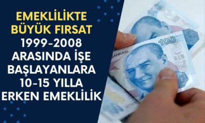 Emeklilikte Büyük Fırsat: 1999-2008 Arasında İşe Başlayanlara 10-15 Yıl Primle Erken Emeklilik Şansı!