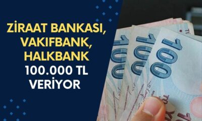 Ziraat Bankası, Vakıfbank,Halkbank Hesabı Olan Yaşadı! Bankalardan 100.000 TL Ödeme Başladı!