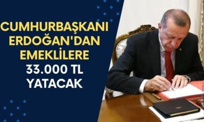 Cumhurbaşkanı Erdoğan'dan Emeklilere Büyük Destek! 15 Milyon Emekliye 33.000 TL Yatacak