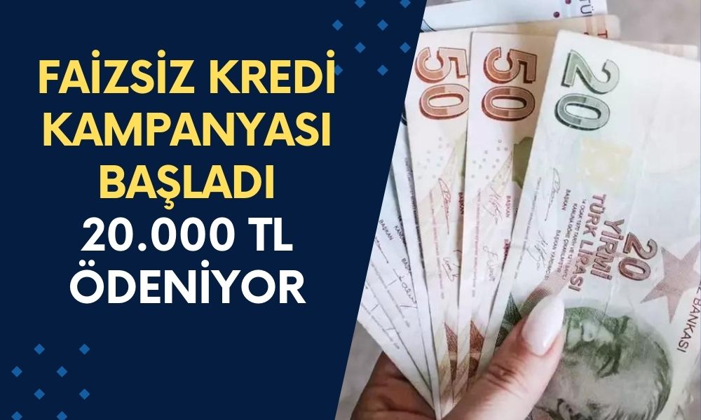 Garanti BBVA’dan Cepleri Parayla Dolduracak Faizsiz Kredi Kampanyası! 20.000 TL Veriliyor