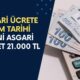 Tarih Açıkladı! Asgari Ücrete Ekim Ayında Rekor Zam: Maaşlar 21.000 TL'ye Çıkacak