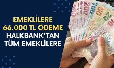 Halkbank'tan Emeklilere 66.000 TL Ödeme! Tüm Emekliler Alacak