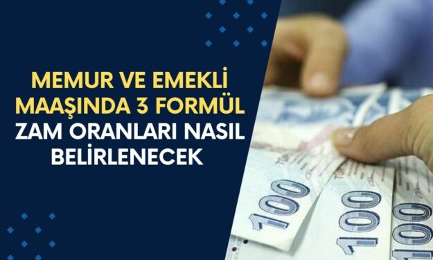 Memur ve Emekli Maaşında 3 Formül Açıklandı: Zam Oranları Nasıl Belirlenecek?