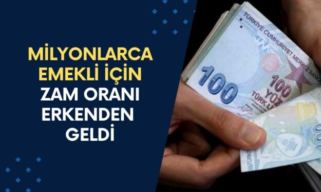 Ocak 2025 Emekli Zam Oranı Erken Belli Oldu! SSK ve Bağ-Kur Emeklisi Zam Oranı Açıklandı