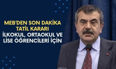 MEB’DEN SON DAKİKA TATİL KARARI! Okullar Erken Kapanacak! İlkokul, Ortaokul ve Lise Öğrencileri İçin