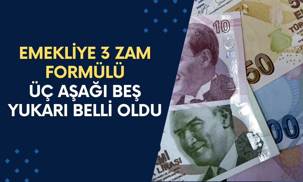 Emekliye 3 Zam Formülü! SSK,BAĞKUR, Emekli Sandığı ve EYT... Kimin Ne Kadar Alacağını Üç Aşağı Beş Yukarı Belli