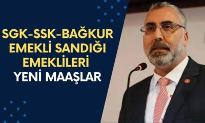 SGK-SSK-BağKur Emekli Sandığı Emeklileri Yeni Maaşlar! 2025 Ocak Ayı Zamlı Maaş Tablosu