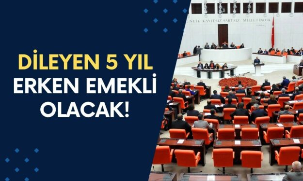 SGK Müjdesi Az Önce Geldi! Dileyen 5 Yıl Erken Emekli Olacak!