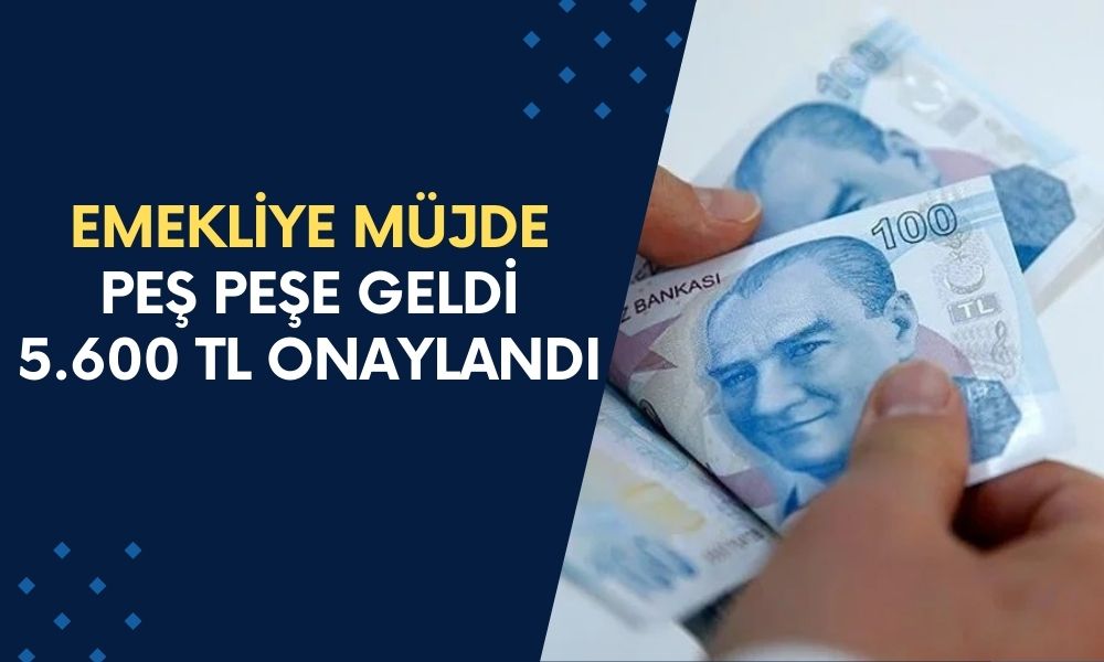 SSK Bağkur Emeklisine Peş Peşe Müjdeler… Başvuru Yapana 5600 TL Nakit Veriliyor