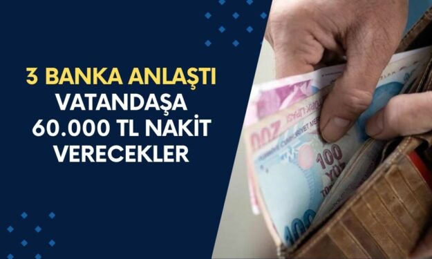 AKBANK, Denizbank ve TEB Bankası Birlikte Karar Aldı! Başvuru Yapanlara 60.000 TL’ye Kadar Nakit Verilecek