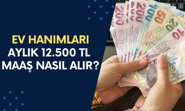 Ev Hanımları Bu Habere Sevinecek! 12.500 TL Aylık Maaş Bağlanacak!