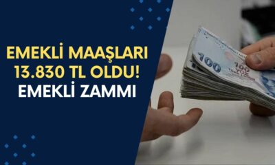 Yeni Emekli Maaşları 13.830 TL Oldu! Milyonlarca Emeklinin Zamlı Maaşı Belli