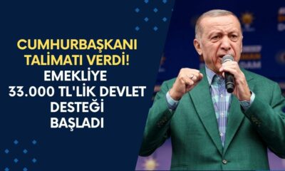 Cumhurbaşkanı Talimatı Verdi! 16 Milyon Emekliye 33.000 TL'lik Devlet Destekli Kredi Başladı