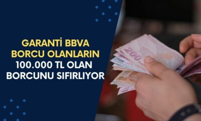 Borcu Olanın Nereye Gideceği Belli Oldu! Garanti Bankası, 100 Bin TL'ye Kadar Olan Borçları Sıfırlıyor