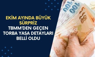 Ekim Ayında Büyük Sürpriz! Taşeron İşçi, Bağkurlu ve Erken Emeklilik Bekleyenlere Müjde! TBMM’den Geçen Torba Yasa Detayları Belli Oldu