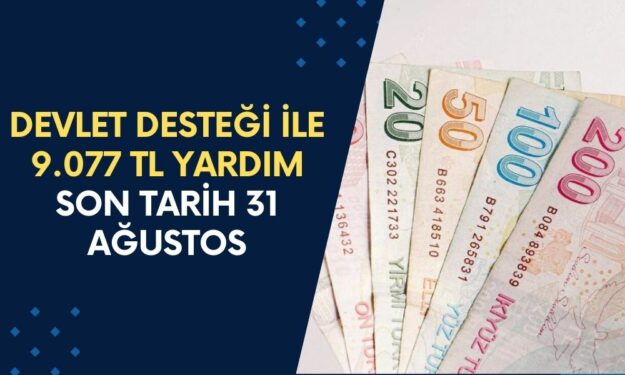 Devlet Desteği ile 9.077 TL Yardım Parası! Başvuru İçin Son Tarih 1 Eylül