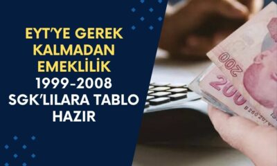 SGK Girişi 1999-2008 Olanlara EYT’ye Gerek Kalmadan Emeklilik Geliyor! 3600-4500 ve 5400 Prim Günüyle Emeklilik Formülü…