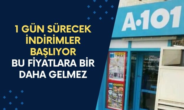 1 Gün Sürecek İndirimler Başlıyor! Bu Fiyatlara Bir Daha Bulunmaz