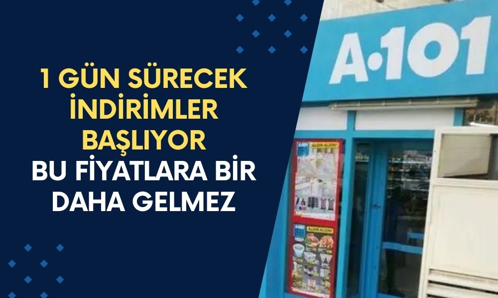 1 Gün Sürecek İndirimler Başlıyor! Bu Fiyatlara Bir Daha Bulunmaz