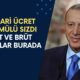 ASGARİ ÜCRET Formülü Sızdı! Ocak 2025 Net ve Brüt Maaşlar Belli Oldu