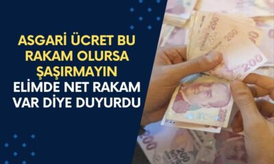 Asgari Ücret Bu Rakam Olursa Şaşırmayın! Elimde Net Rakam Var Diyerek Duyurdu