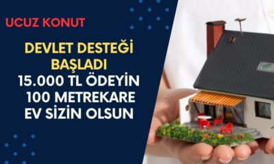 Devlet Desteği Başladı! 15.000 TL Ödeyin 100 Metrekare Eve Sahip Olun!