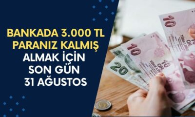 31 Ağustos 23.59'a Kadar Süreniz Var! İş Bankası'nda 3.000 TL'niz Kalmış Olabilir!