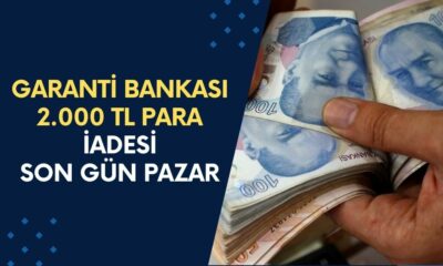 Garanti BBVA Bankası Size 2000 TL İade Edecek! Pazar Gününe Kadar Vaktiniz Var