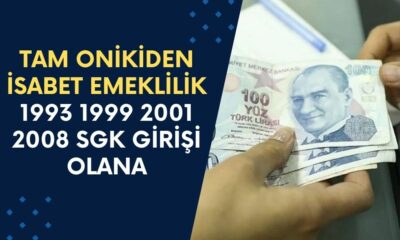 1993 1999 2001 2008 SGK Girişi Olan Tam Onikiden İsabet Emeklilik! Kadın-Erkek Yaş Gün Prim Detayları Hesaplandı