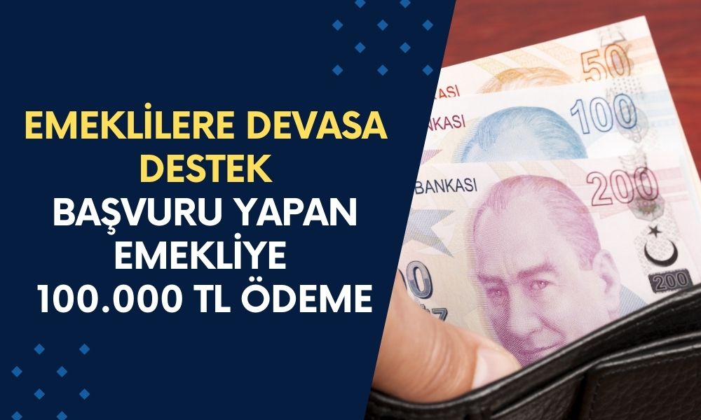 PTT’den Emeklilere DEVASA DESTEK! Başvuru Yapan Emekliler 100.000 TL Alacak!