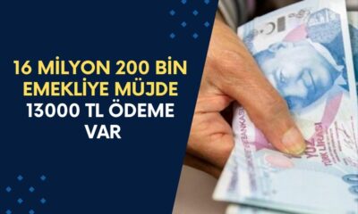 16 Milyon 200 Bin Emekli İçin Müjde Geldi! Maaş Hesabı Olanlara 13000 TL Ödeme Var, Doğrudan Hesaplar Yatıyor!