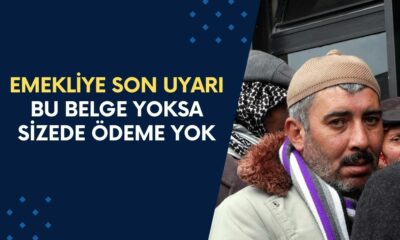 Bu Belgeyi Elinde Bulundurmayan Artık Tek Kuruş Alamayacak: Emekliye SON UYARI