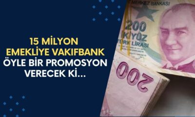 15 Milyon Emeklinin Cebini Vakıfbank Parayla Dolduracak! Böyle Promosyon Hiçbir Yerde Yok!