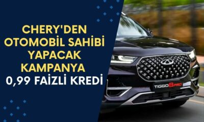 Chery'den Otomobil Severlere Unutulmaz Fırsat: 0,99 Faizli Kredi ile Hayallerinizdeki Araca Ulaşın!