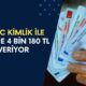 PTT’den Tüm Ailelere Nakit Destek! TC Kimlik Numarası ile 4 Bin 180 TL Veriliyor