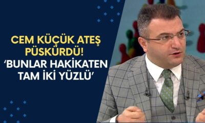 Cem Küçük Ateş Püskürdü! Bunlar Hakikaten Tam İki Yüzlü Diyerek: Maskesini İndirdi!