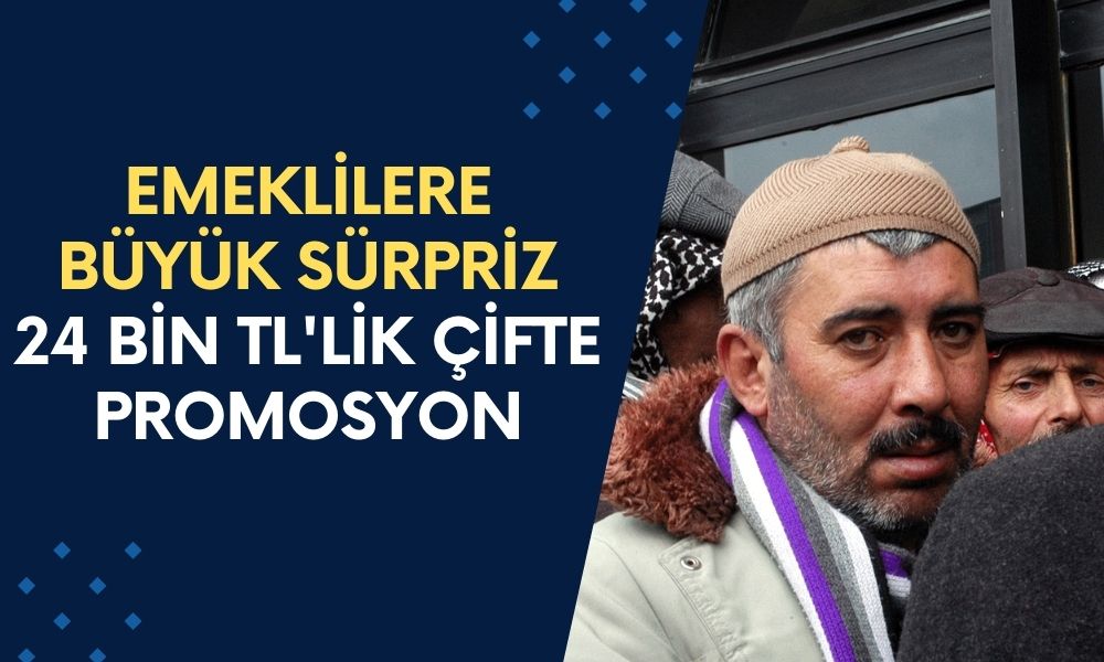 Emeklilere Büyük Sürpriz! Vakıfbank’tan 24 Bin TL'lik Çifte Promosyon Müjdesi!