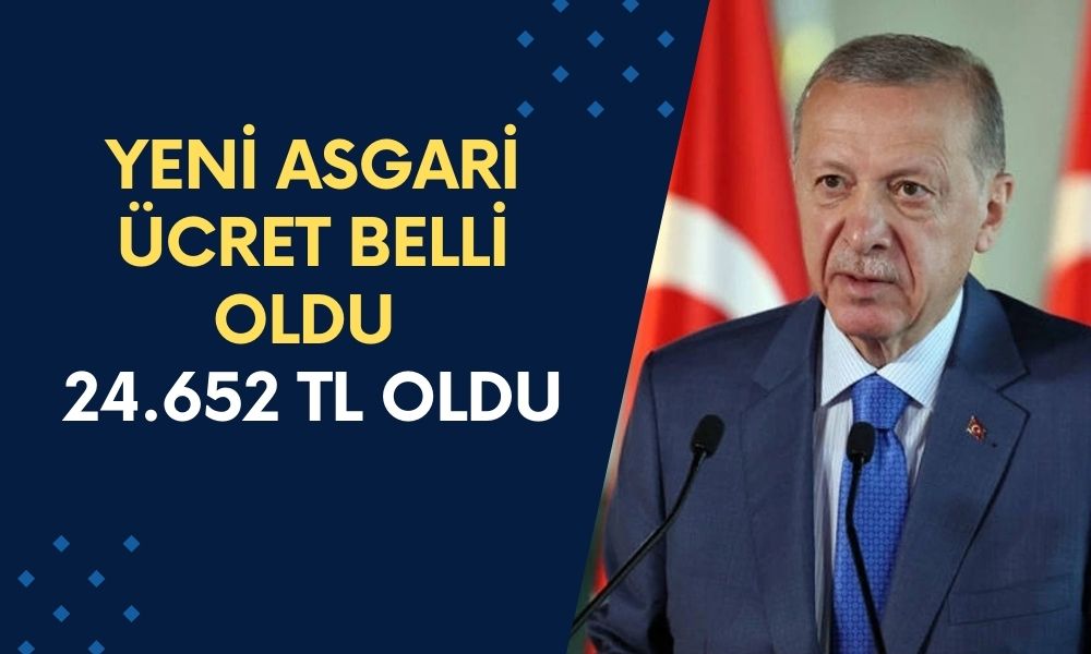 Asgari Ücrette İçin Belirlenen Zam Oranı Açıklandı: Maaşlar Tam 24.652 TL Oldu!