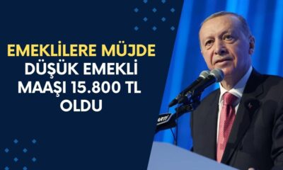 Emeklilere Müjde! En Düşük Emekli Maaşı 15.800 TL Oldu