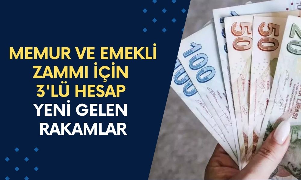 Memur ve emekli zammı için 3'lü hesap: İşte SSK, Bağ-Kur emeklilerine maaş zammı için yeni gelen rakamlar