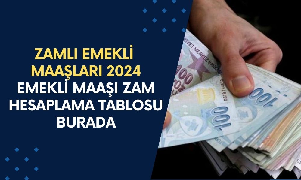 Milyonlarca Emekliye Müjde! 2024 Yılı Temmuz-Aralık Dönemi Emekli Maaş Zamları Açıklandı!