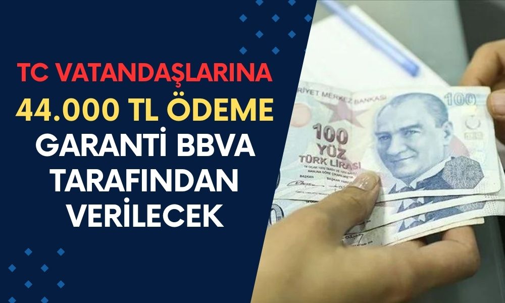 44.000 TL Ödeme! Garanti Bankası tarafından verilecek ödeme kampanyası duyuruldu!