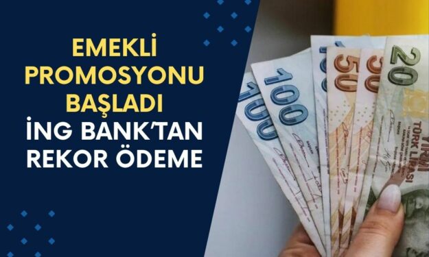 İNG Bank Emeklilere Sürpriz Bir Teklif Yaptı! 3 Yıl Kalma Sözü Ver 18.000 TL Nakit Parayı Cebine Koy