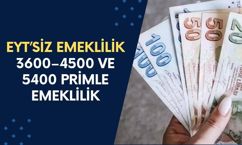 EYT olmadan emekli olma fırsatı kapıda: Sizden istenen bu 7 maddeyi karşılayın ve emekliliğin tadını çıkarın! 1999- 2008 SGK girişlilere 3600 – 4500 ve 5400 günle emeklilik…