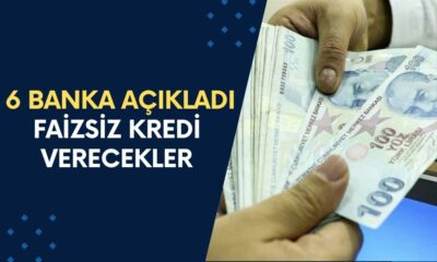 6 Banka'dan Açıklama! Faizsiz Kredi Verecekler! 5 Bin TL - 45 Bin TL