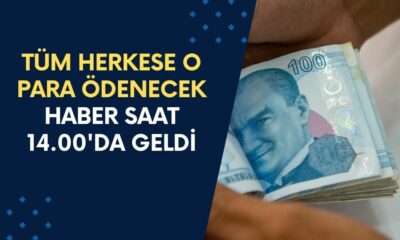 Tüm Herkese O Para Ödenecek! Vatandaşı Sevindirecek Haber Saat 14.00'da Geldi