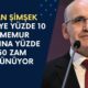 Bakan Şimşek Emekliye Yüzde 10 ve Memur Maaşına Yüzde 7,50 Zam Düşünüyor