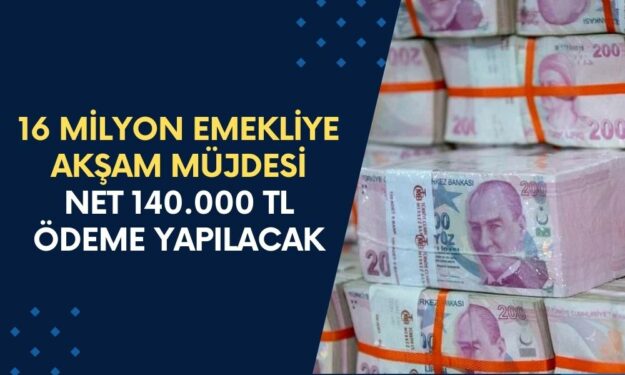 TEB Bankası, İş Bankası, Akbank ve Garanti Bankası'ndan Emeklilere AKŞAM SÜRPRİZİ! Toplam 140.000 TL Ödeme Olacak!