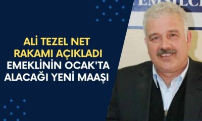 Ali Tezel Net Rakamı Açıkladı! Emeklinin Ocak'ta Alacağı Yeni Maaşı Duyurdu